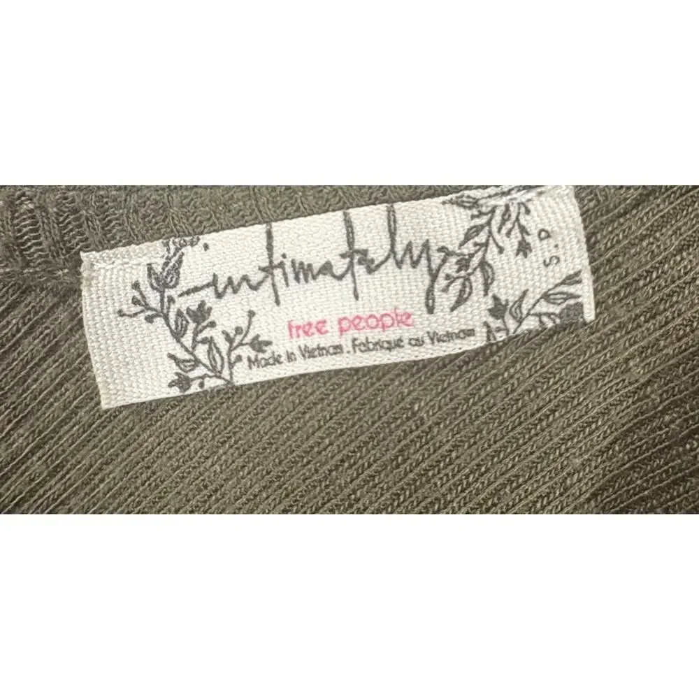 Free People Green Swing Tank Top-Small